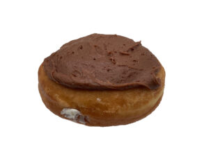 Vanilla fluffed chocolate iced